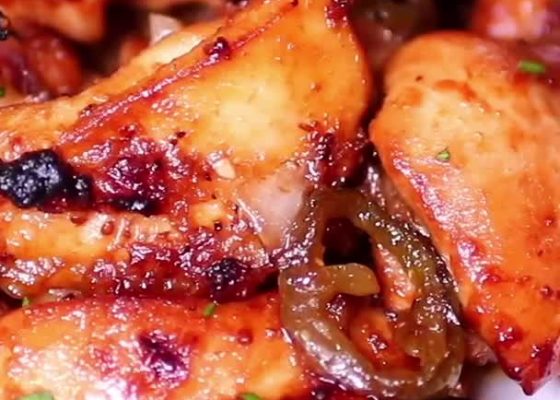 Chicken Thigh Recipe, Easy Honey Garlic Baked Chicken Thighs Recipe