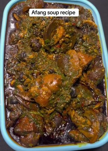 Traditional Nigerian Afang Soup Recipe