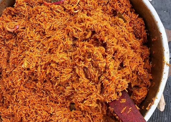 Nigerian Party Jollof Rice (Smoky Party Style) Recipe